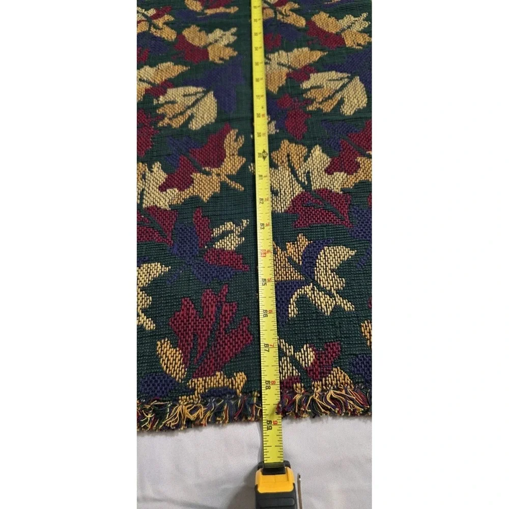 3pc W.C Deisgns Cotton Table‎ Runner Fall Autumn Halloween Raw Hem Decor Holiday
